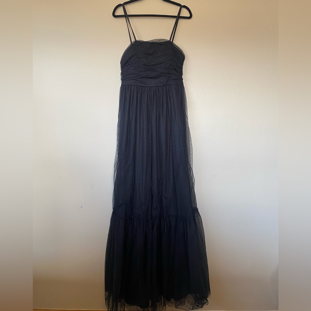 Miss Ord formal tulle dress with polka dots